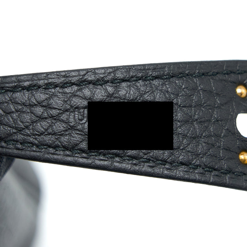 Hermes Lindy 26 Clemence Black GHW Stamp U