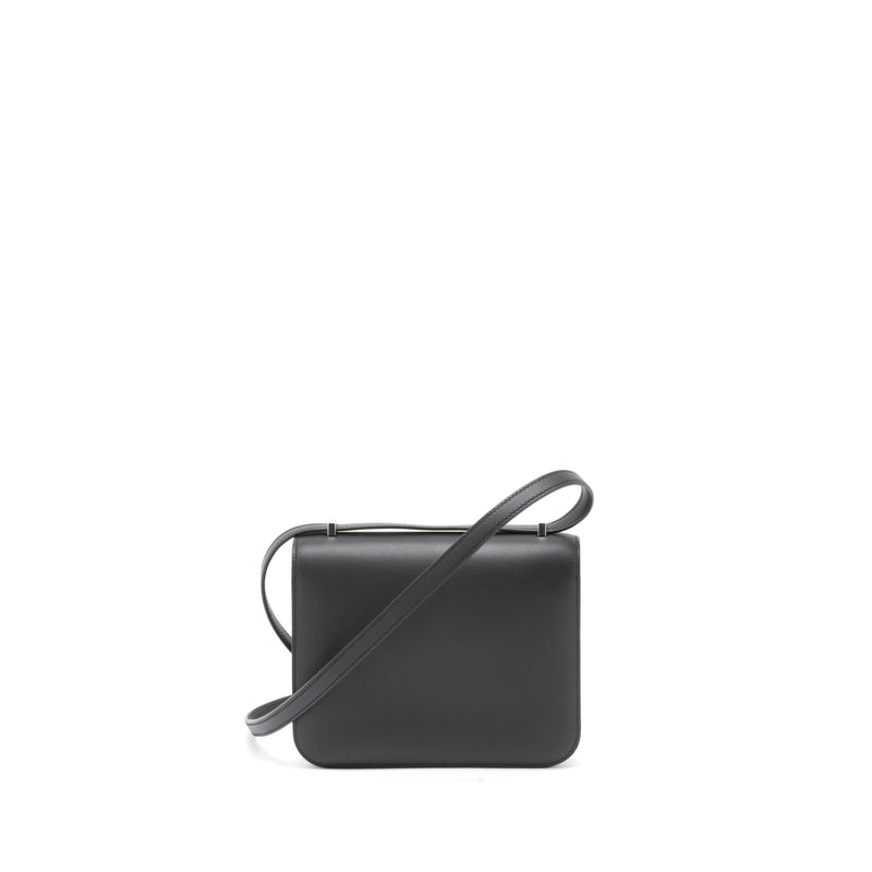 Hermes Mini Constance Box Black SHW Stamp Z