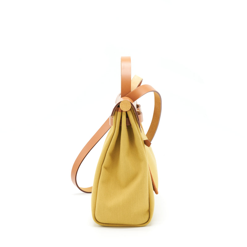 Hermes Herbag 31 Ginger / Nature GHW Stamp Z