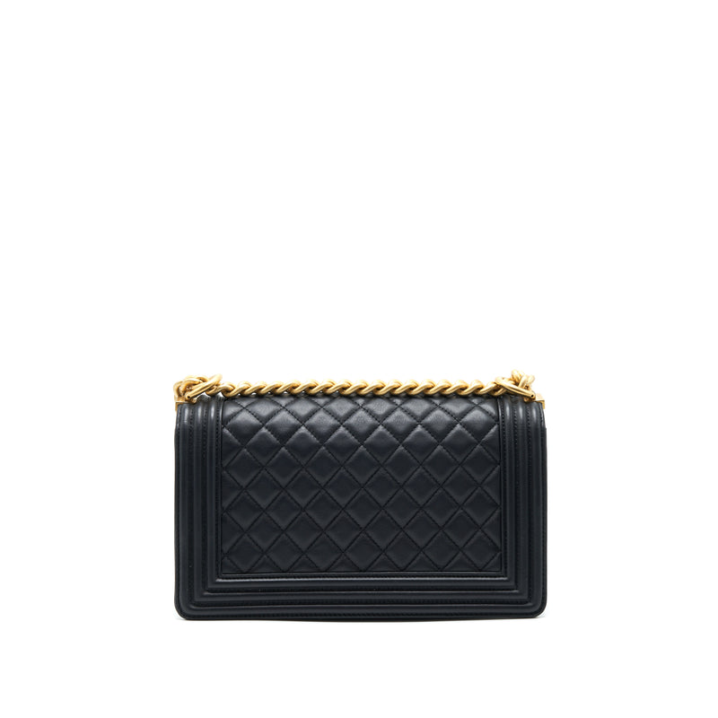 Chanel Medium Boy Black Lambskin GHW