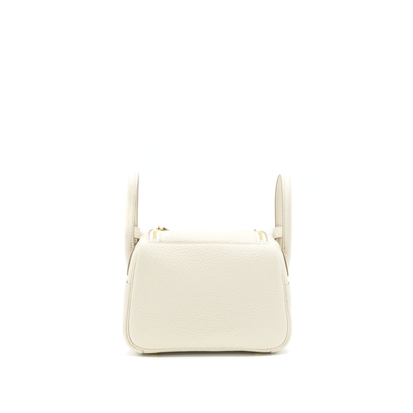 Hermes Mini Lindy Craie GHW Stamp Z
