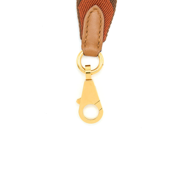 Hermes Sangle Flipperball 25MM Strap Noisette/Cuivre/Gold GHW Stamp Y