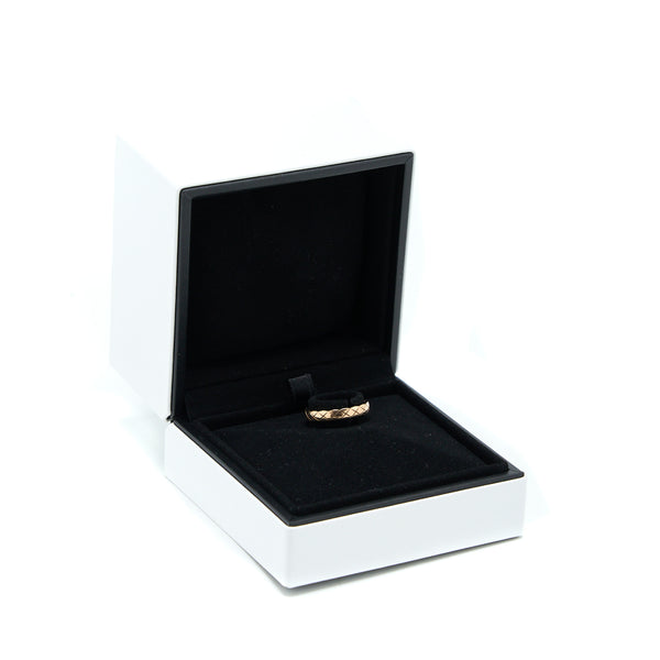 Chanel Size 51 Coco Crush Ring Mini Version Beige Gold