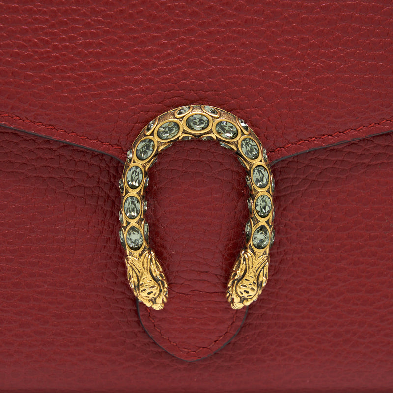 Gucci Dionysus Chain Wallet Red Gold/Sliver Hardware