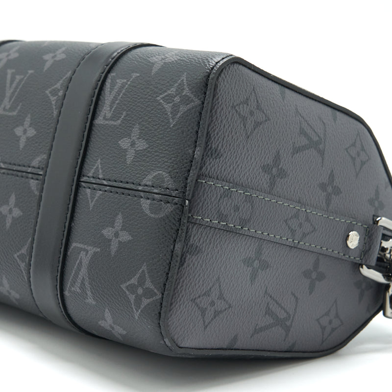 Louis Vuitton City Keeepall 27cm Monogram Eclipse And Monogram Eclipse Reverse