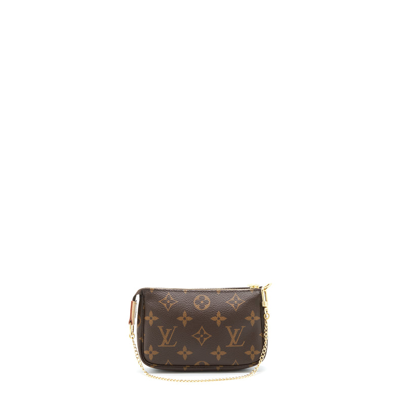 Louis Vuitton Mini Pochette Monogram Canvas GHW