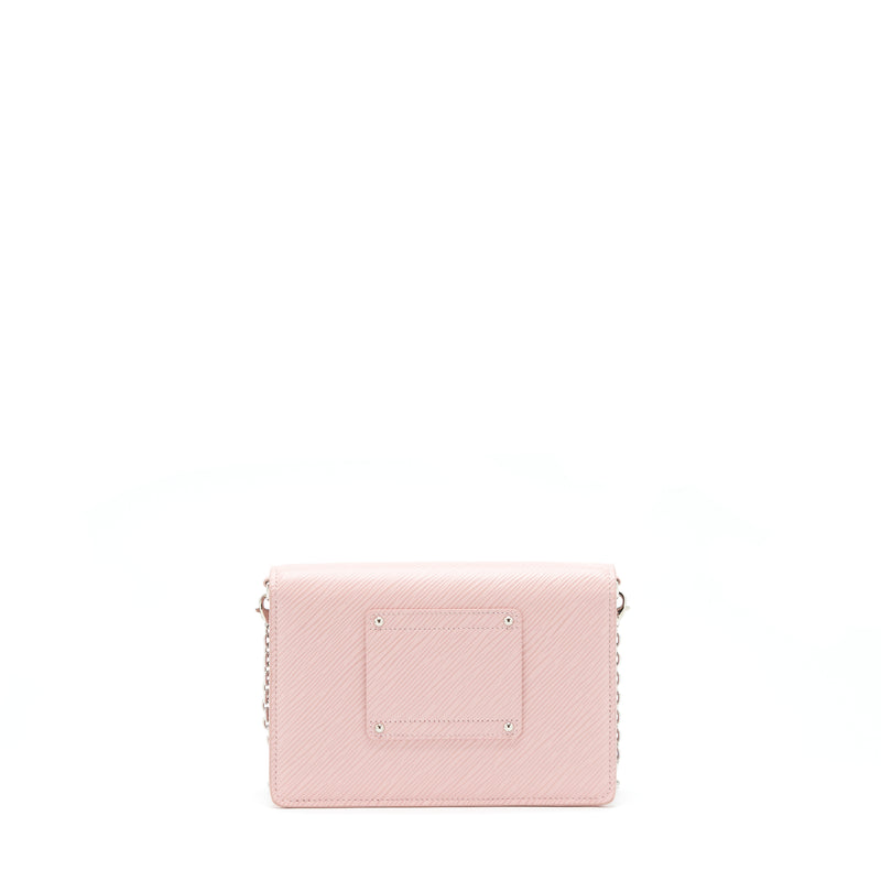 LOUIS VUITTON Pink Epi Twist Leather Wallet On a Chain