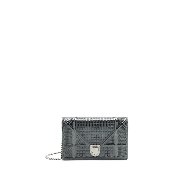 Dior Diorama Wallet on Chain Metallic Black SHW