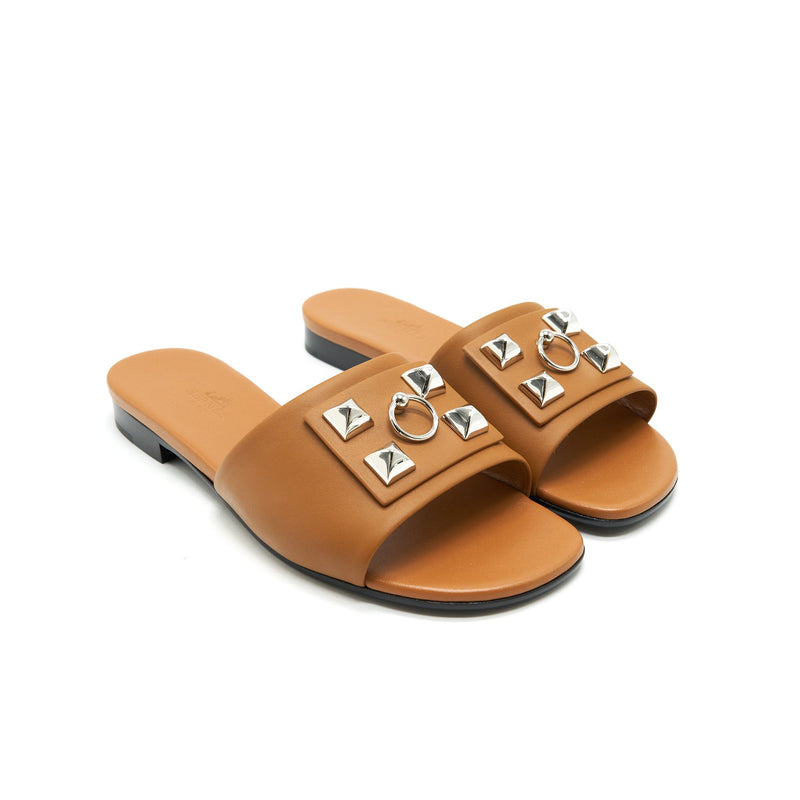 Hermes Size36.5 Dune Sandal Gold with SHW