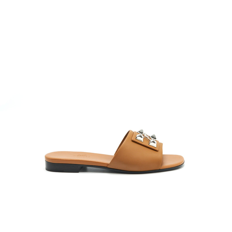 Hermes Size36.5 Dune Sandal Gold with SHW