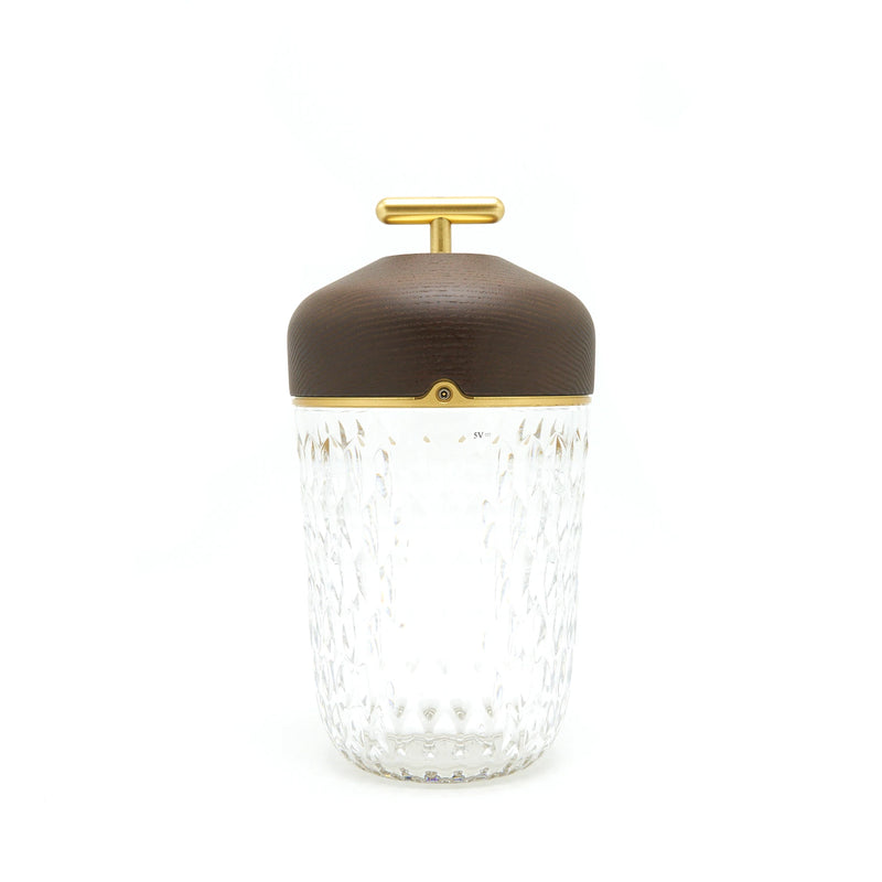 Hermes × Saint Louis Folia Portalbe Lamp Dark Ash