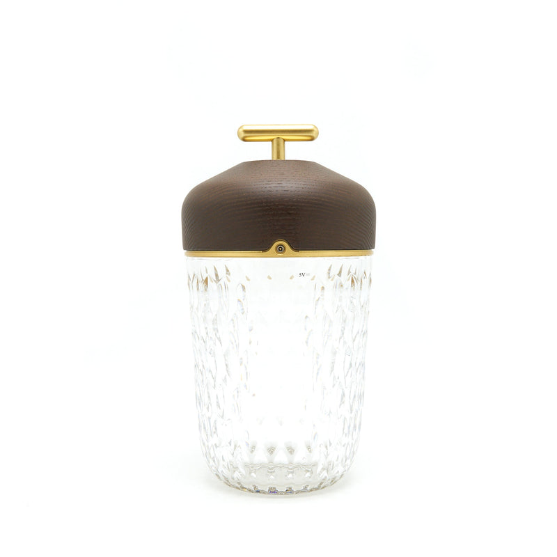 Hermes x Saint Louis Folia Portable Lamp Dark Ash