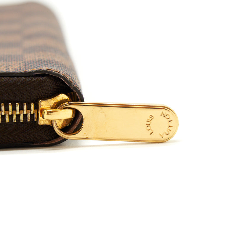 Louis Vuitton Zippy Wallet Damier Ebene Canvas / Rose ballerine