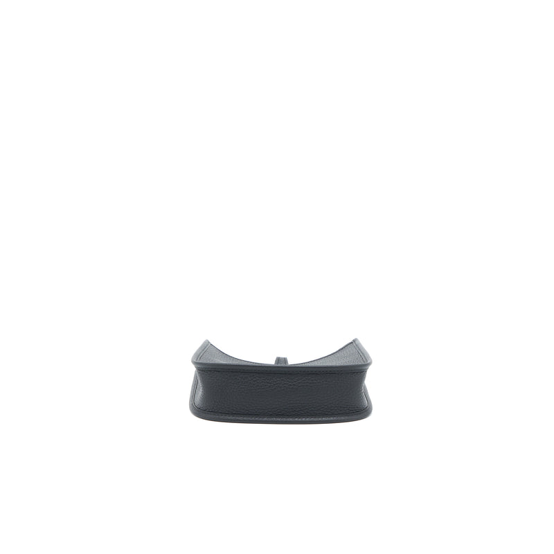 Hermes Mini Evelyn Clemence Black GHW Stamp B