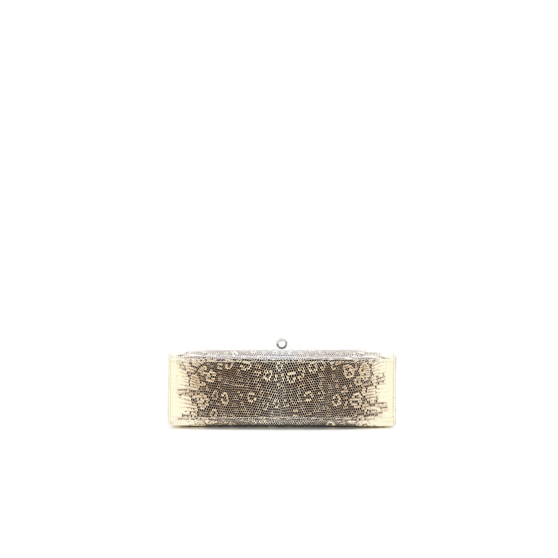 Hermes Kelly Pochette Lizard 1B Ombré SHW Stamp D