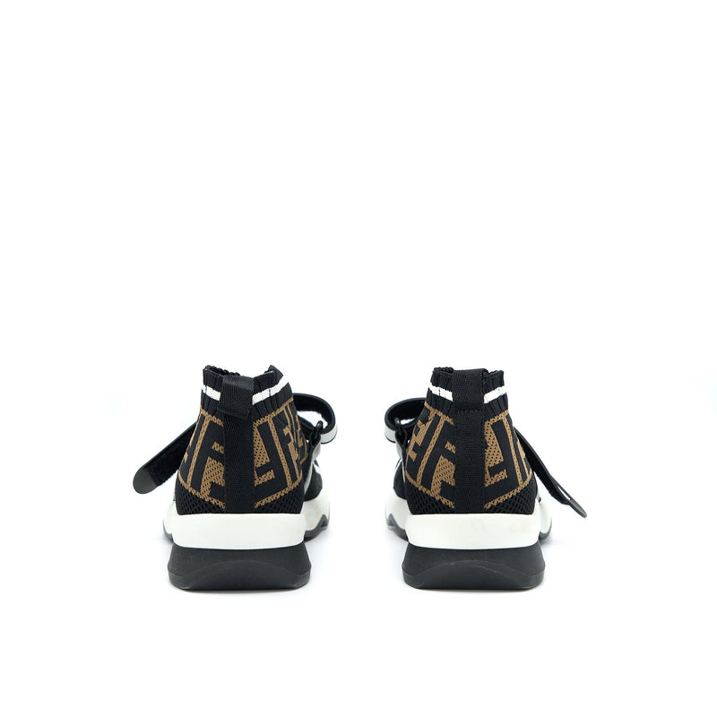 Fendi Size 37 Fabric Black Sneaker