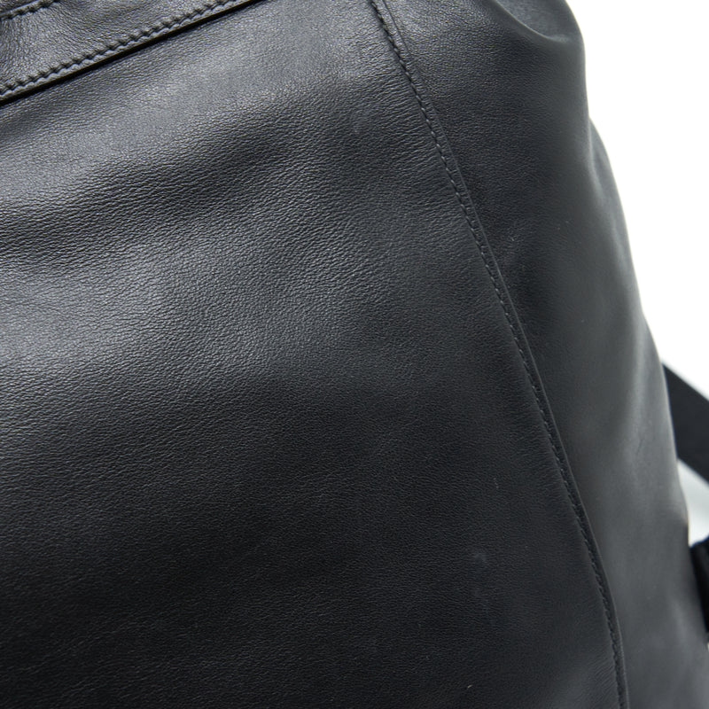 Prada Zainetto Backpack Soft Calfskin Black SHW