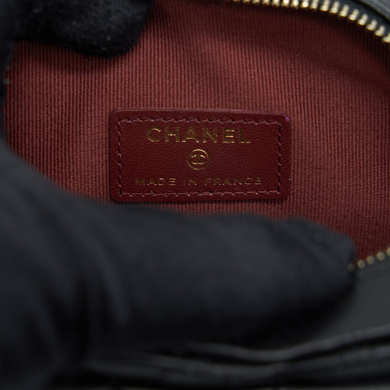 Chanel 22S Small Heart Bag Lambskin Black LGHW