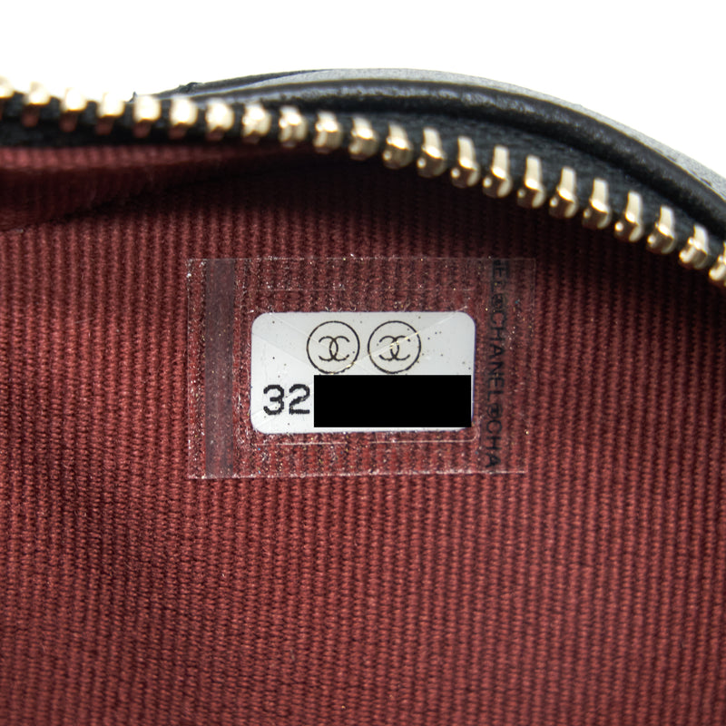 Chanel 22S Small Heart Bag Lambskin Black LGHW