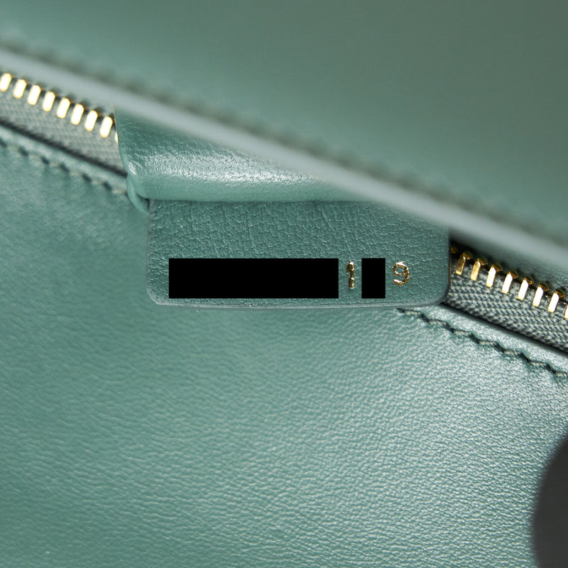 Dior 30 Montaigne Medium Flap Bag Green with GHW