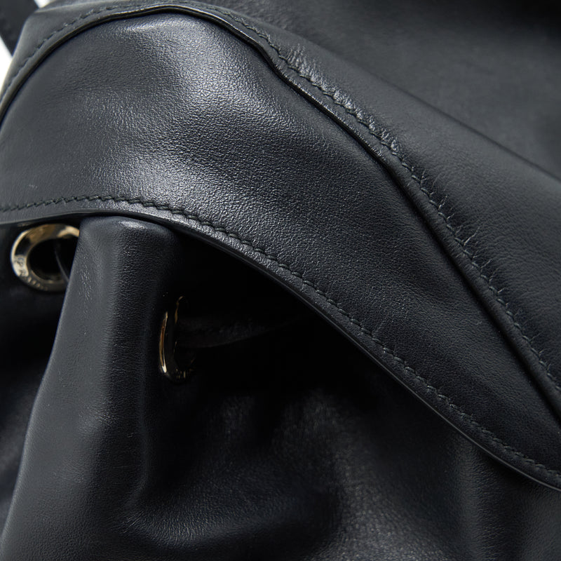 Prada Zainetto Backpack Soft Calfskin Black SHW