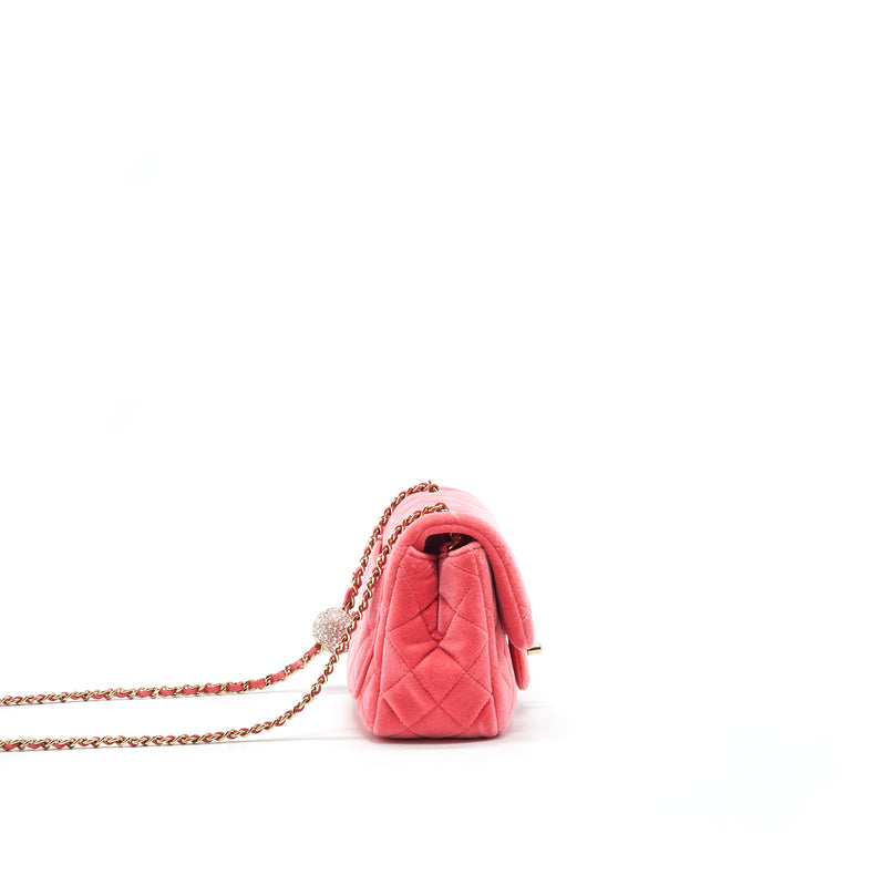 Chanel Velvet  Rhinestone Crossbody Bag  ShopperBoard