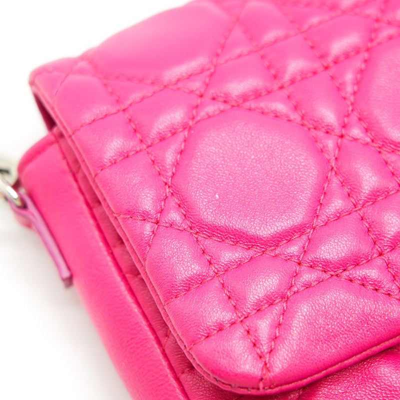 Dior Miss Dior Mini Crossbody Chain Bag Pink SHW