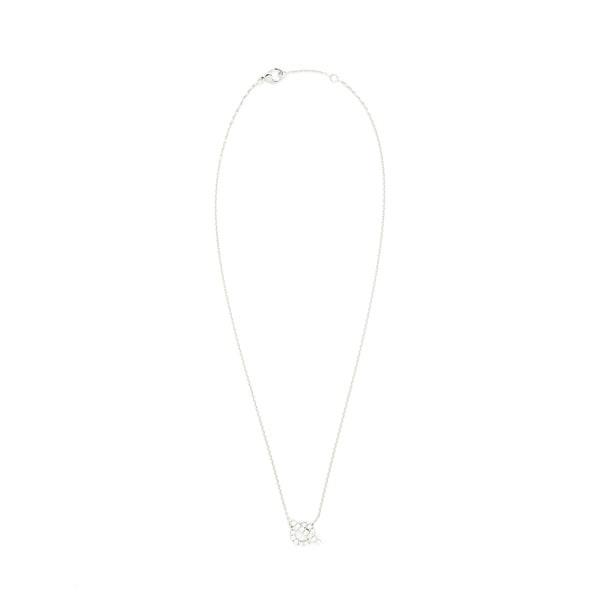 Hermes Finesse Pendant White Gold With Diamonds