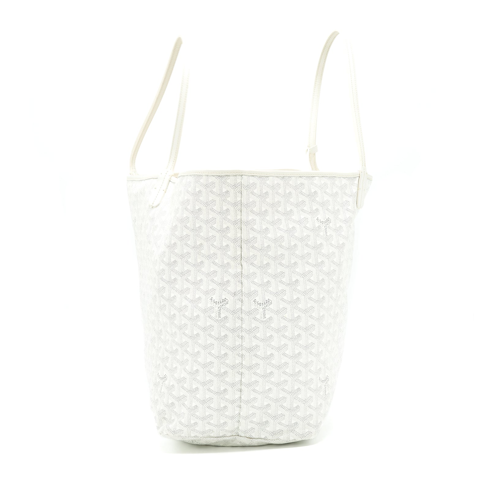【稀少】GOYARD Saint-Louis GM Tote Bag White goyard Saint Louis Tote GM White