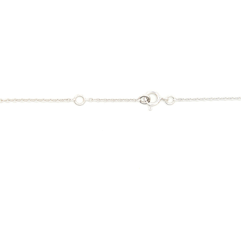 Hermes Amuelette Pendant, small modal white gold set with diamonds