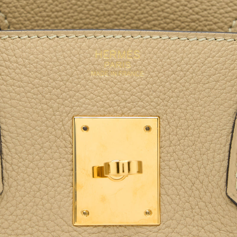 Hermes Birkin 30 Togo Trench GHW Stamp X