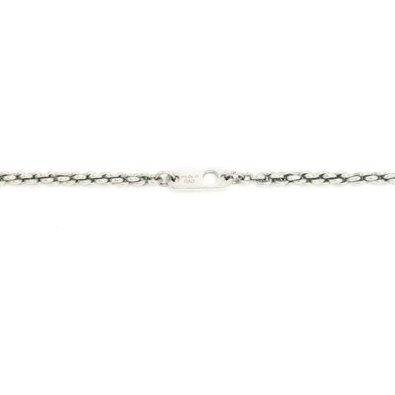 [Japan Used Necklace] Louis Vuitton Nigo Mountain Can Dog Tag Necklace  Silver