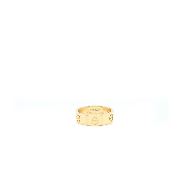 Cartier Size 55 Love Ring Yellow Gold