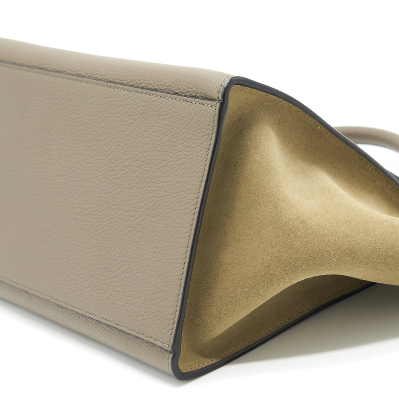 Celine Trapeze Bag Calfskin Grey SHW