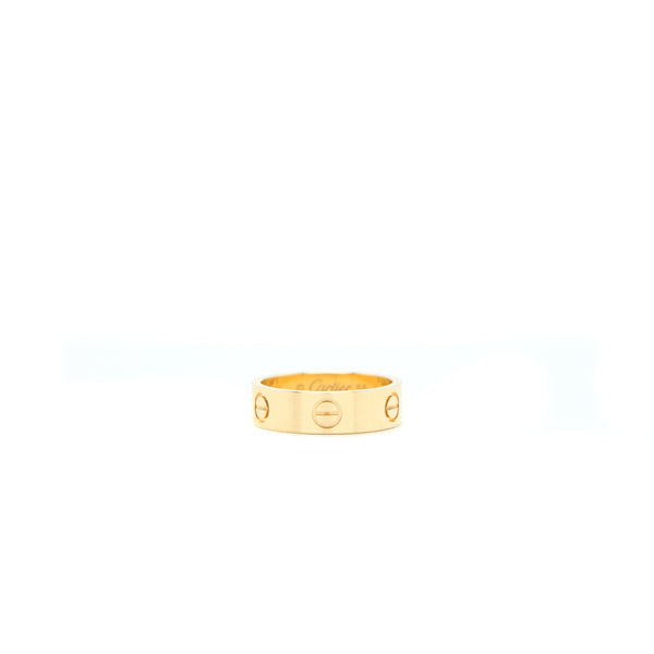 Cartier Size 55 Love Ring Yellow Gold