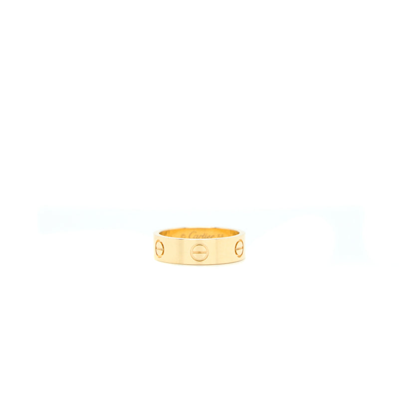 Cartier Size 55 Love Ring Yellow Gold