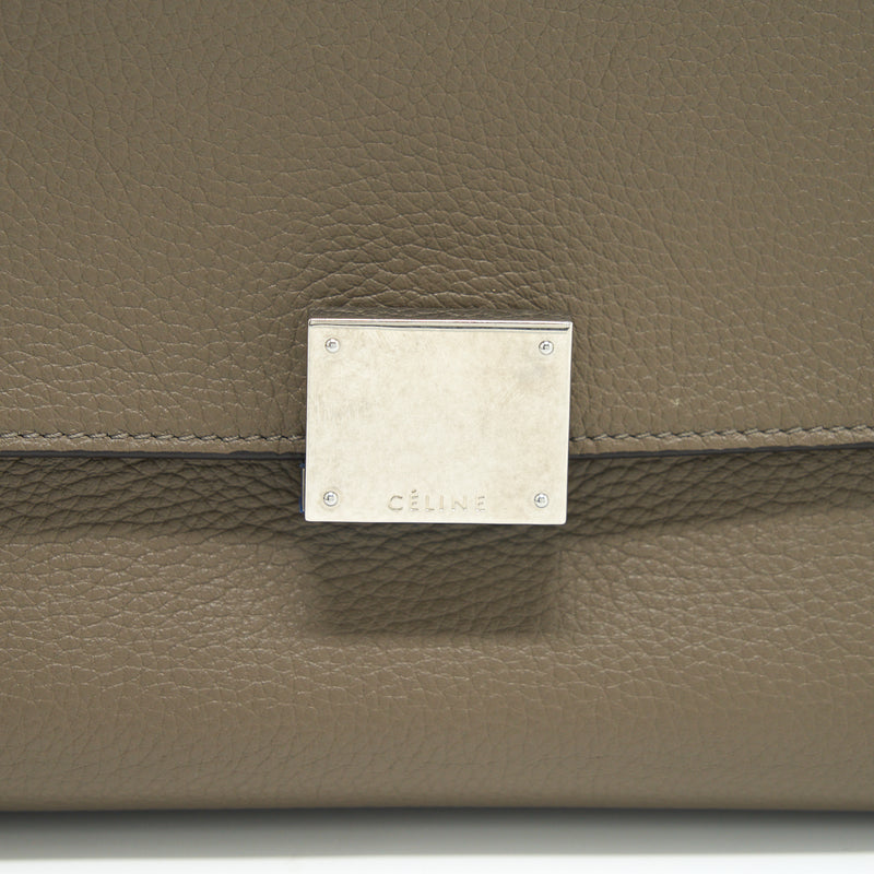 Celine Trapeze Bag Calfskin Grey SHW