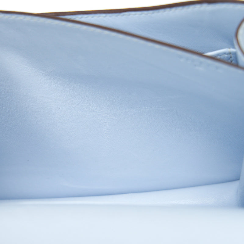 Hermes Mini Constance Epsom Blue Brume GHW Stamp Y