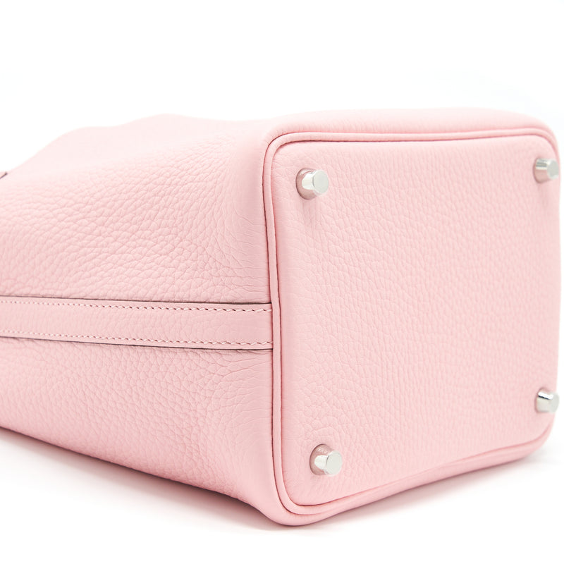 Hermes Picotin 18 Lock Bag Clemence 3Q Rose Sakura SHW Stamp U