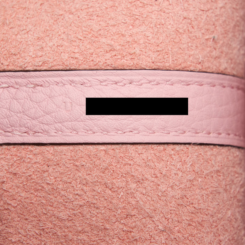 Hermes Picotin 18 Lock Bag Clemence 3Q Rose Sakura SHW Stamp U