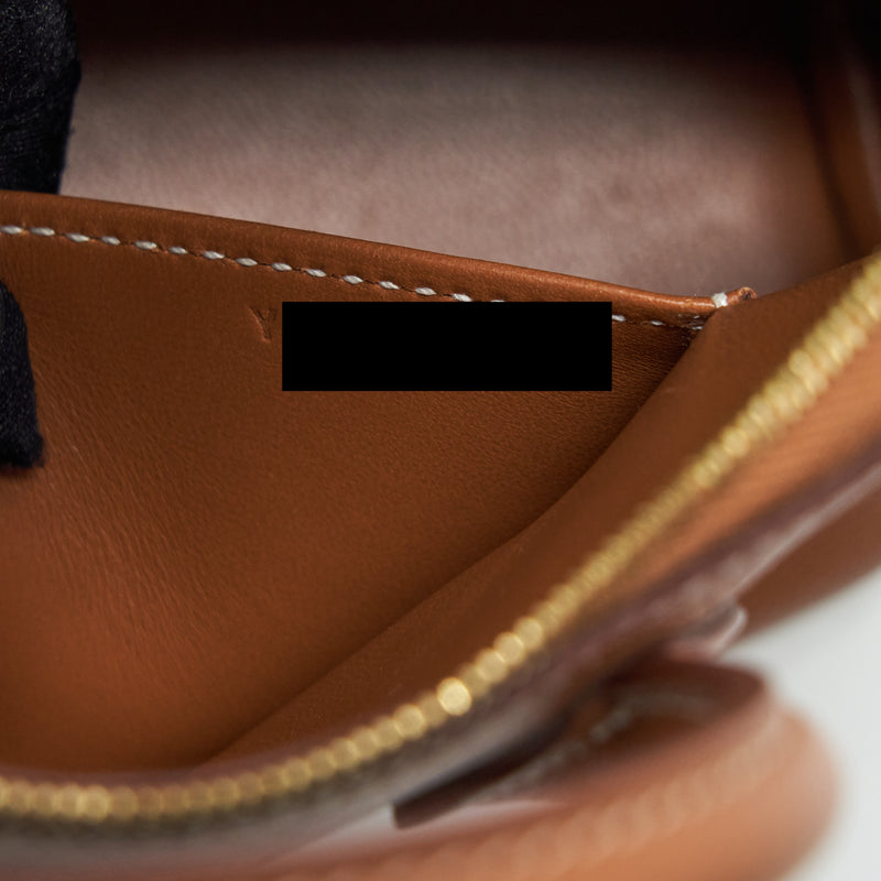 Hermes Mini Bolide Evercolor Gold GHW Stamp Y