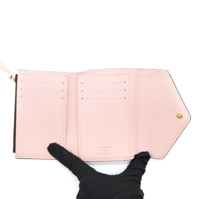 Louis Vuitton Monogram with inside in Rose Ballerine Pink Victorine Wallet