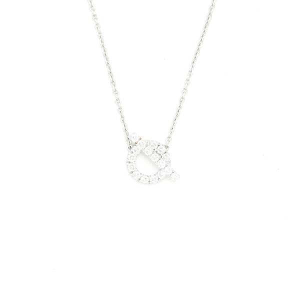Hermes Finesse Necklace White Gold With Diamonds