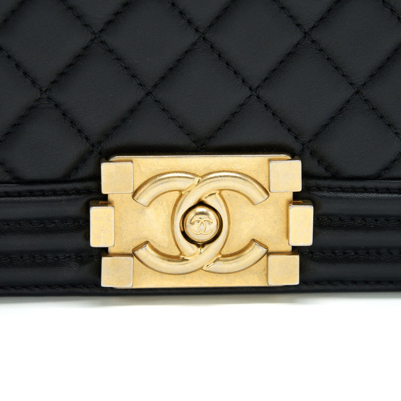 Chanel Medium Boy Black Lambskin GHW