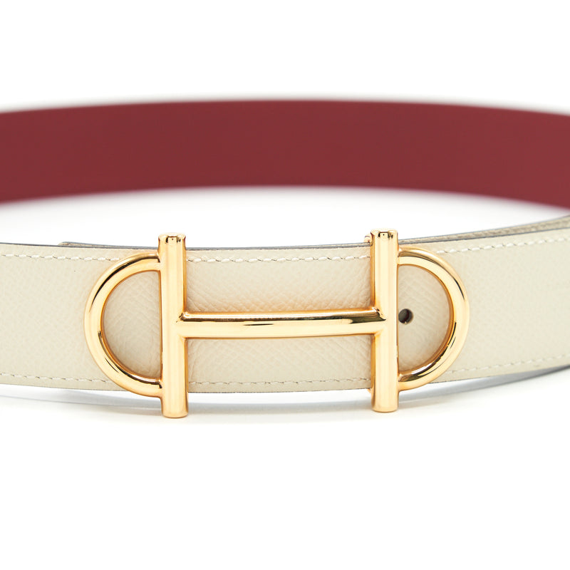 Hermes Double Side Belt with H Buckle Limited Edition Size 85
