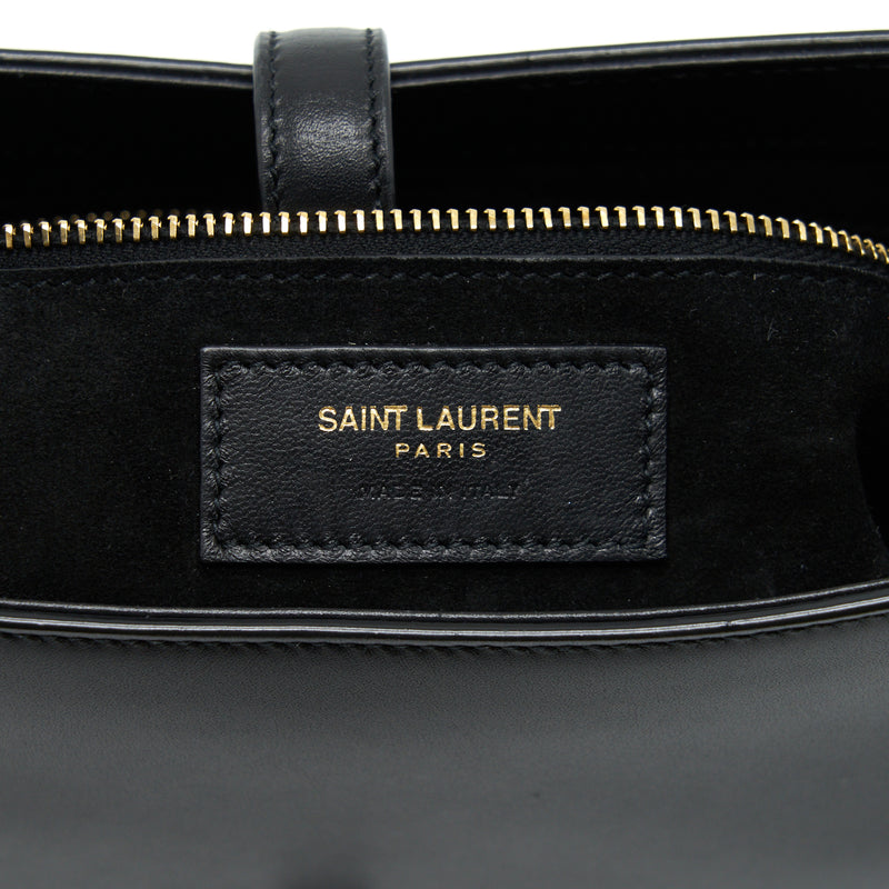 Saint Laurent/YSL Le5 A7 Hobo Bag Smooth Calfskin Black GHW