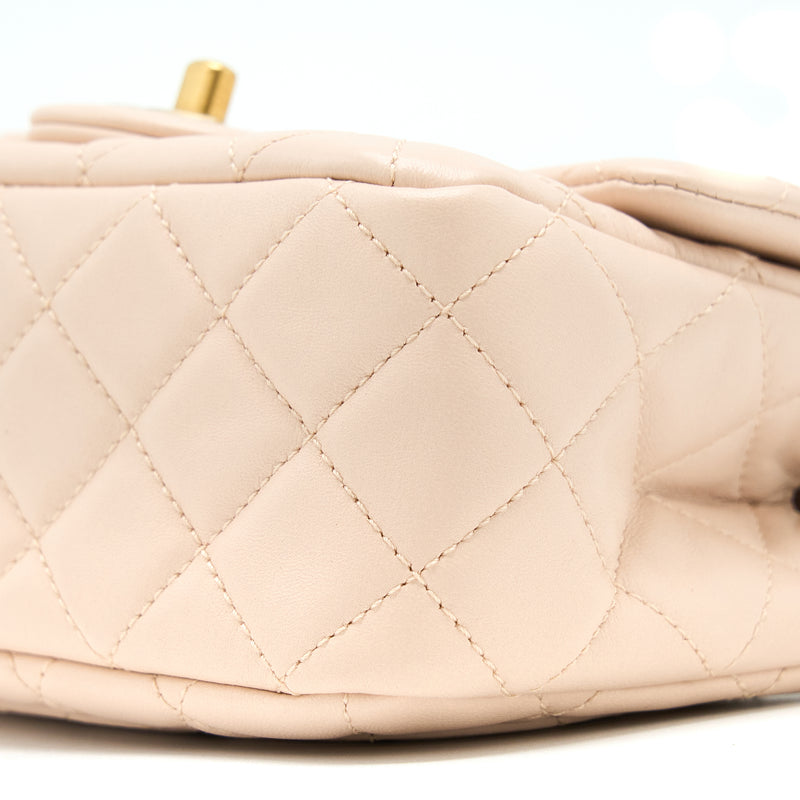 Chanel Beige Quilted Caviar Medium Classic Double Flap Gold Hardware,  2014-2015 Available For Immediate Sale At Sotheby's