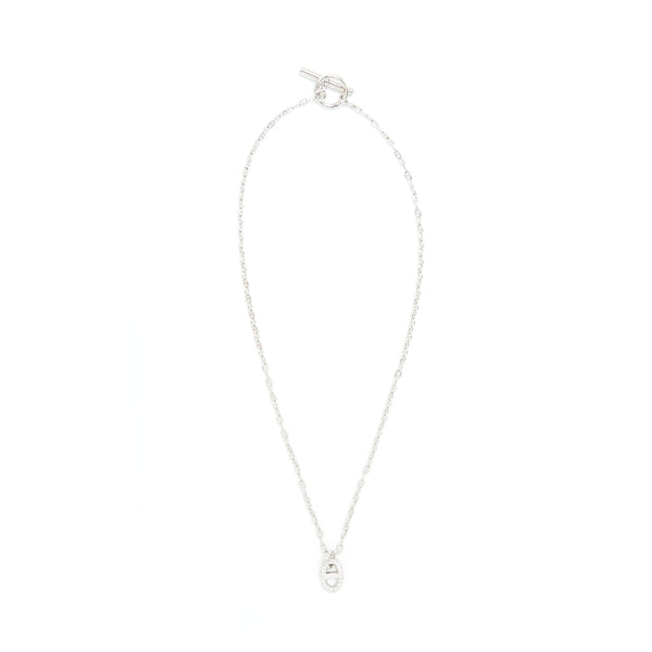 Hermes New Farandole pendant, Small Model white Gold with dimonds