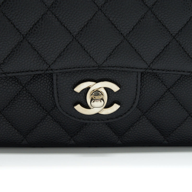 Chanel Medium Classic Flap Bag Caviar Black SHW