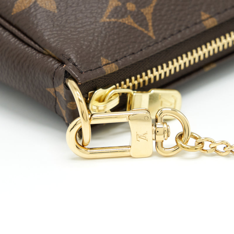 Louis Vuitton Mini Pochette Monogram Canvas GHW